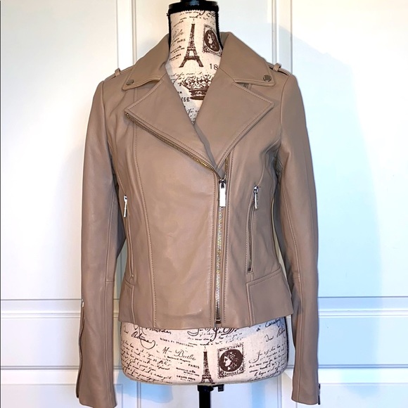 MICHAEL Michael Kors Jackets & Blazers - NWOT ‘MICHAEL’ MICHAEL KORS LEATHER MOTO JACKET